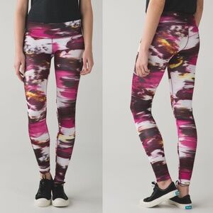 Lululemon Wunder Under Pant III Luxtreme Wind Berry Rumble Leggings